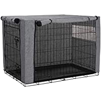 chengsan Funda para jaula de perro- duradera- resistente al viento- cubierta para jaula de alambre para protección…